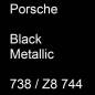 Preview: Porsche, Black Metallic, 738 / Z8 744.